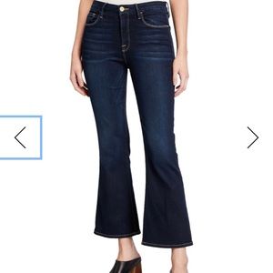 Women's Dark Blue Flared Jeans
